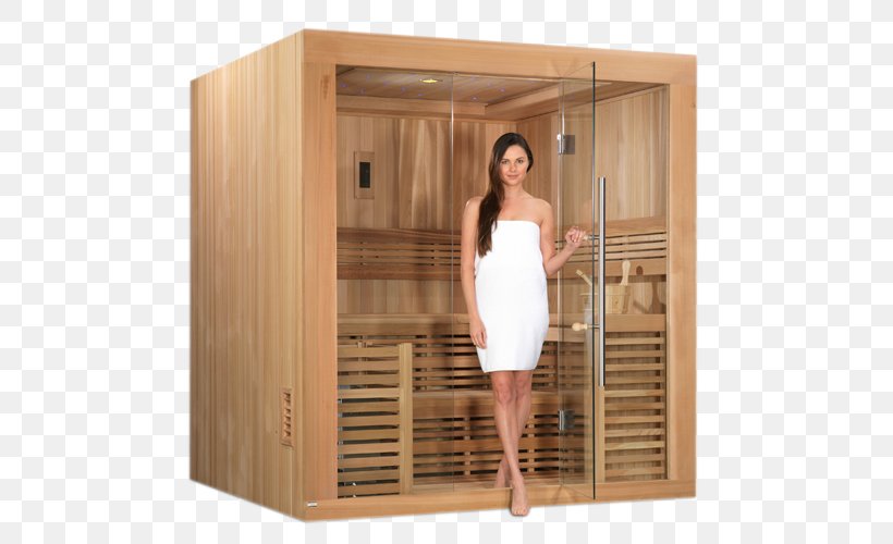 Infrared Sauna Hot Tub Steam Room Steam Shower, PNG, 500x500px, Sauna, Bathtub, Ceramic Heater, Electric Heating, Heater Download Free