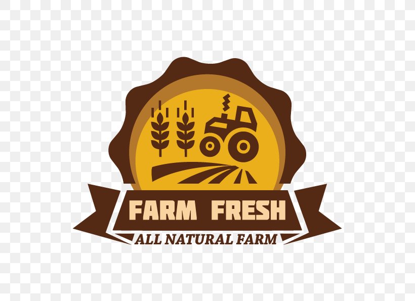 Organic Food Farm Logo Agriculture, PNG, 595x595px, Organic Food, Agriculture, Brand, Farm, Farmer Download Free