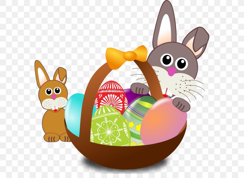 Easter Bunny Easter Basket Egg Hunt Easter Egg, PNG, 588x600px, Easter Bunny, Basket, Candy, Child, Chocolate Bunny Download Free