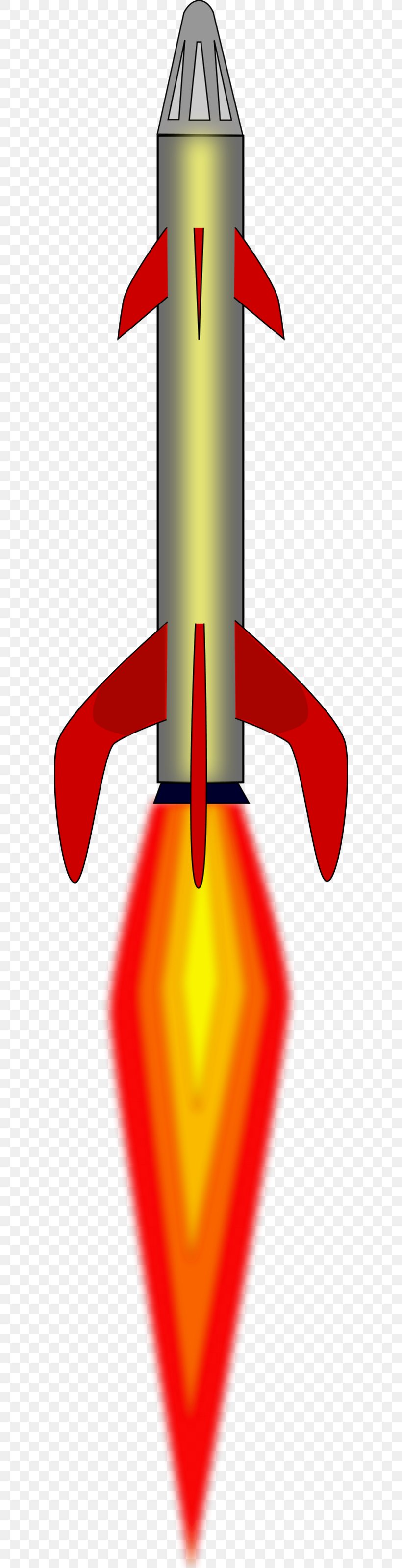 Rocket Launch Spacecraft Clip Art, PNG, 600x3198px, Rocket, Booster, Free Content, Missile, Model Rocket Download Free