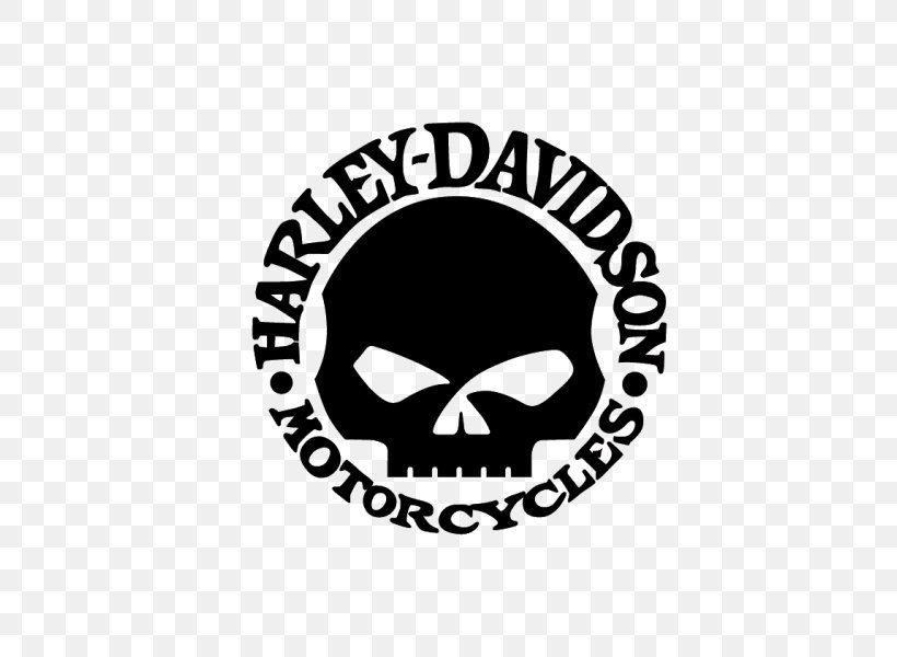 Harley-Davidson Logo Vector Graphics Clip Art Decal, PNG, 600x600px, Harleydavidson, Black, Black And White, Bone, Brand Download Free