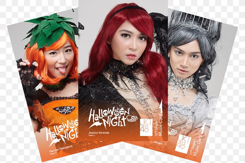 JKT48 Halloween Night Single AKB48 Song, PNG, 774x546px, Watercolor, Cartoon, Flower, Frame, Heart Download Free