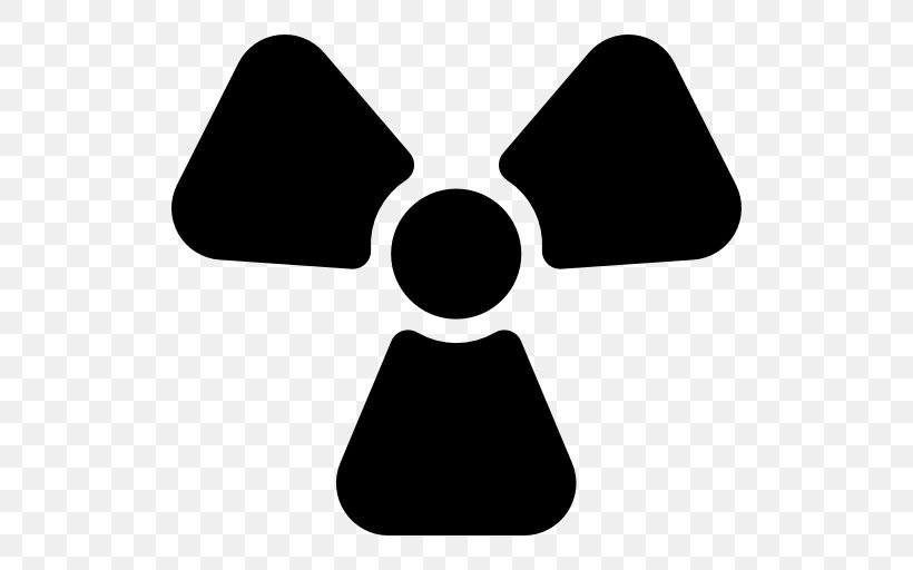 Radioactive Decay Radiation Clip Art, PNG, 512x512px, Radioactive Decay, Black, Black And White, Dangerous Goods, Radiation Download Free