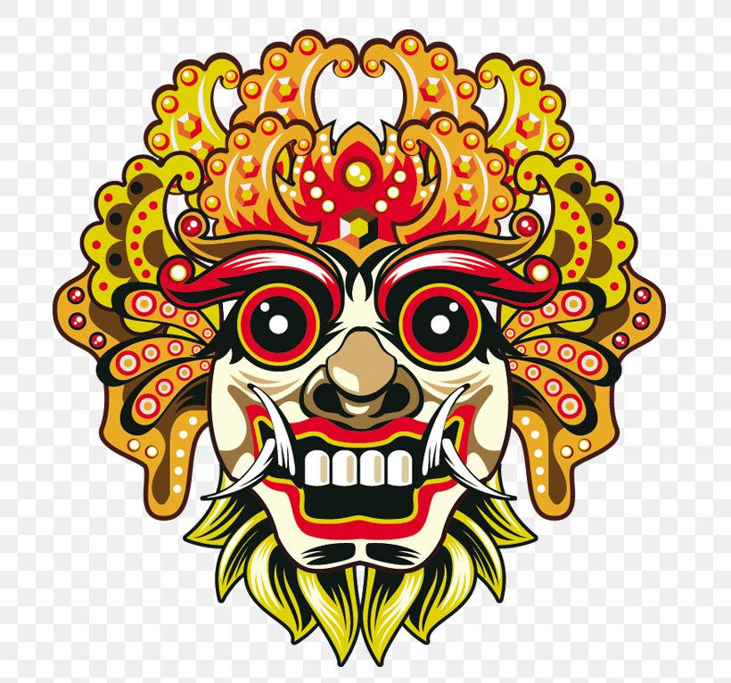 Bali Barong Mask Euclidean Vector, PNG, 737x766px, Bali, Art, Balinese People, Barong, Barong Bali Download Free