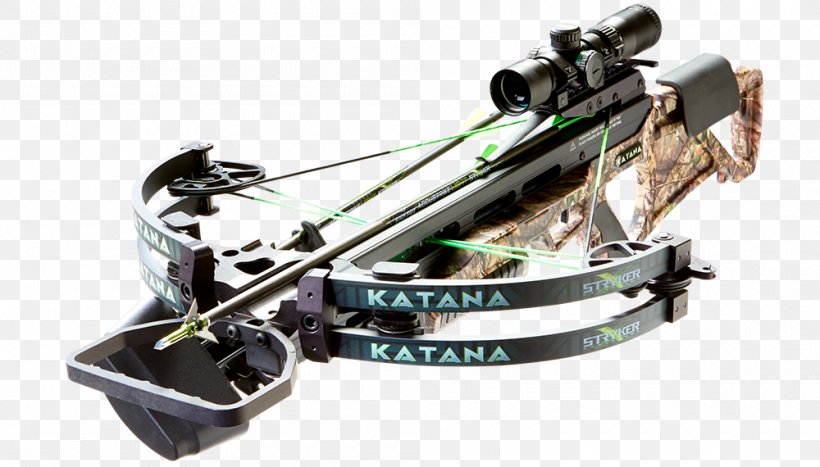 Crossbow Katana Knife Hunting Ranged Weapon, PNG, 1000x570px, Crossbow, Archery, Bow, Bow And Arrow, Crossbow Bolt Download Free