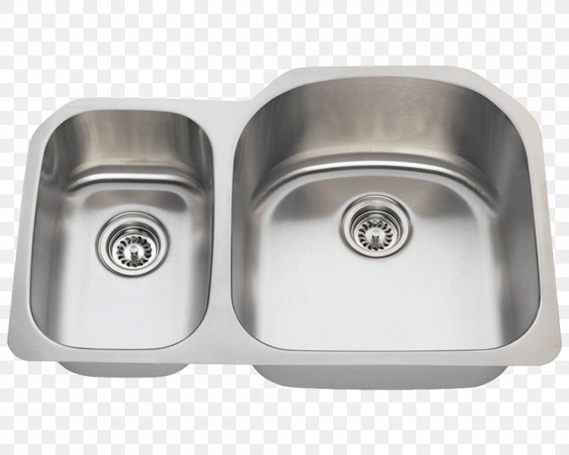 Kitchen Sink Stainless Steel Brushed Metal, PNG, 1000x800px, Sink, Bathroom Sink, Bowl, Bowl Sink, Brushed Metal Download Free