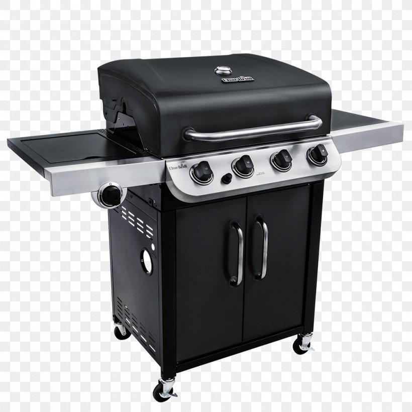 Barbecue Char-Broil Performance Series 463377017 Char-Broil Performance 4 Burner Gas Grill Grilling, PNG, 1000x1000px, Barbecue, Boiling, Charbroil, Cooking, Gas Download Free