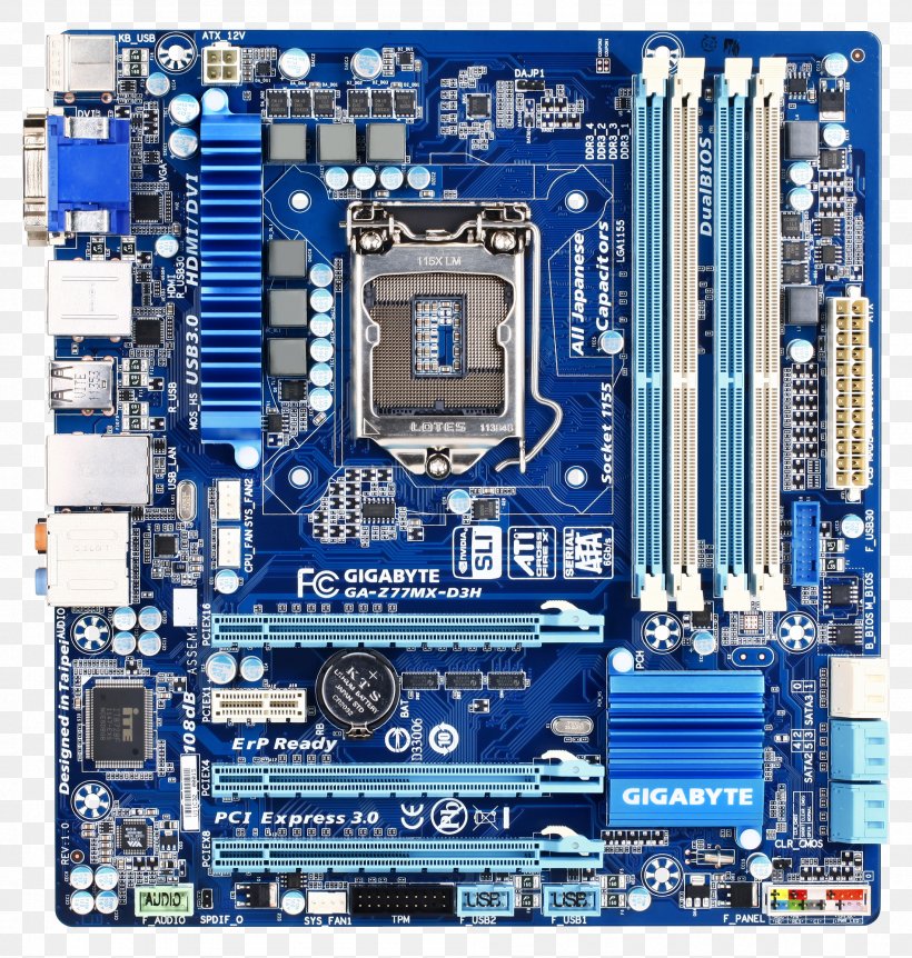 Graphics Cards & Video Adapters Motherboard Intel Computer Hardware Gigabyte Technology, PNG, 1901x2000px, Graphics Cards Video Adapters, Anandtech, Atx, Chipset, Computer Download Free