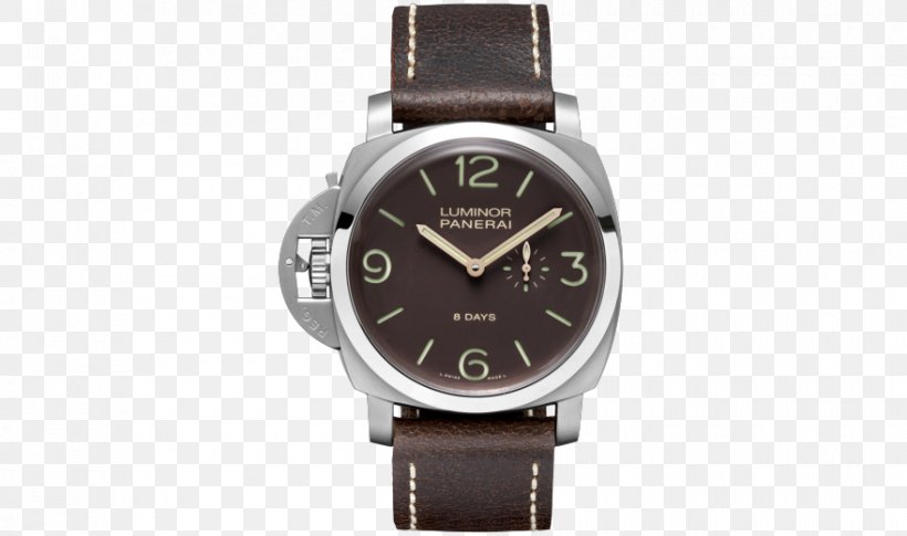 Panerai Men's Luminor Marina 1950 3 Days Watch Radiomir Panerai Luminor 1950 3 Days GMT Automatic Acciaio, PNG, 880x521px, Panerai, Automatic Watch, Brand, Brown, Double Chronograph Download Free