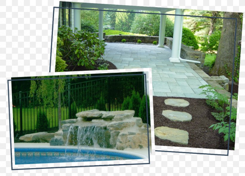 Backyard Water Feature Garden Lawn, PNG, 1024x737px, Yard, Backyard, Bench, Building, Courtyard Download Free
