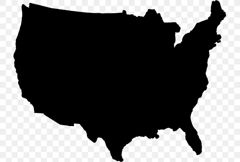 United States Blank Map World Map Clip Art, PNG, 727x554px, United States, Black, Black And White, Blank Map, Copyright Download Free