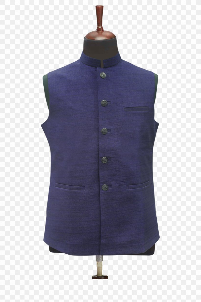 Nehru Jacket Waistcoat Kurta Gilets, PNG, 853x1280px, Nehru Jacket, Blue, Button, Clothing, Gilets Download Free