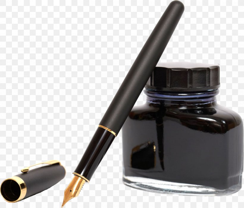 Paper Ink Fountain Pen Ballpoint Pen, PNG, 861x736px, Paper, Ballpoint Pen, Bottle, Cosmetics, Fountain Pen Download Free