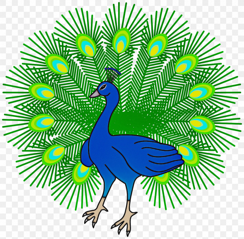 Peafowl Bird Green Beak Tree, PNG, 1200x1180px, Peafowl, Beak, Bird, Green, Tree Download Free