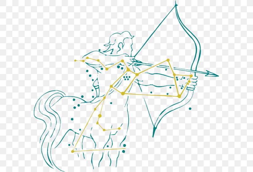 Sagittarius Constellation Zodiac Clip Art, PNG, 601x558px, Watercolor, Cartoon, Flower, Frame, Heart Download Free