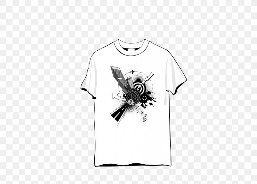 T-shirt, PNG, 910x654px, Tshirt, Black, Black And White, Brand, Cdr Download Free