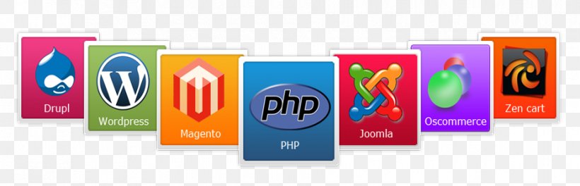 Web Development PHP Joomla Content Management System Drupal, PNG, 930x300px, Web Development, Advertising, Banner, Brand, Computer Software Download Free