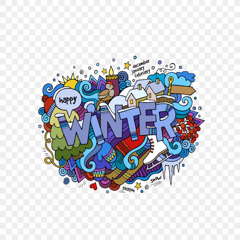 Winter Drawing Illustration, PNG, 2362x2362px, Winter, Art, Cartoon, Doodle, Drawing Download Free
