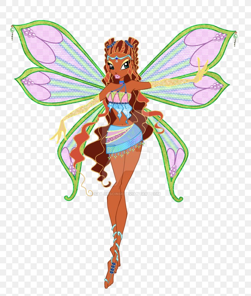 Aisha Musa Bloom Winx Club: Mission Enchantix Winx Club, PNG, 800x967px, Aisha, Bloom, Butterfly, Costume Design, Drawing Download Free
