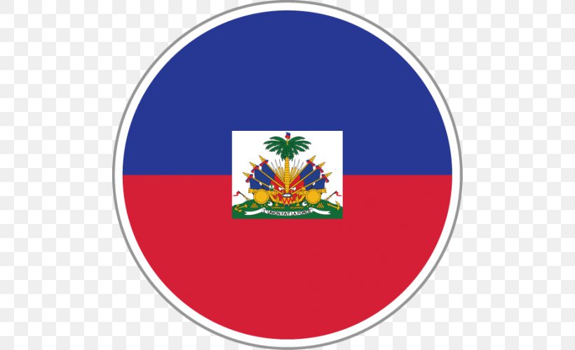 Flag Of Haiti Coat Of Arms Of Haiti Port-au-Prince Haitians, PNG, 500x500px, Flag Of Haiti, Coat Of Arms, Coat Of Arms Of Haiti, Flag, Haiti Download Free