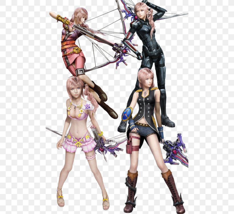 Final Fantasy XIII-2 Lightning Returns: Final Fantasy XIII Final Fantasy VII, PNG, 500x750px, Final Fantasy Xiii2, Action Figure, Cloud Strife, Cold Weapon, Costume Download Free