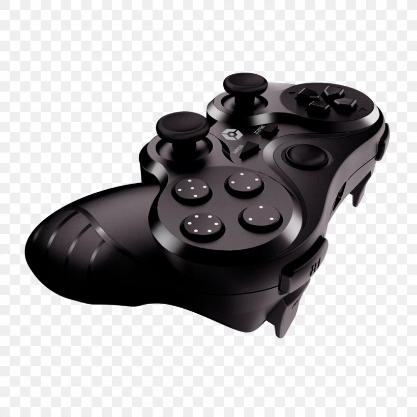 Game Controllers Joystick PlayStation Sixaxis Black, PNG, 1000x1000px, Game Controllers, All Xbox Accessory, Black, Computer Component, Electronic Device Download Free