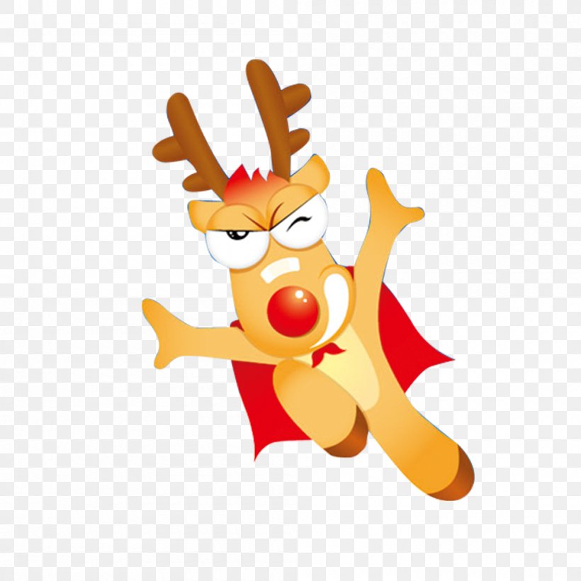Rudolph Santa Claus's Reindeer Santa Claus's Reindeer Christmas, PNG, 1000x1000px, Reindeer, Art, Cartoon, Chart, Christmas Download Free