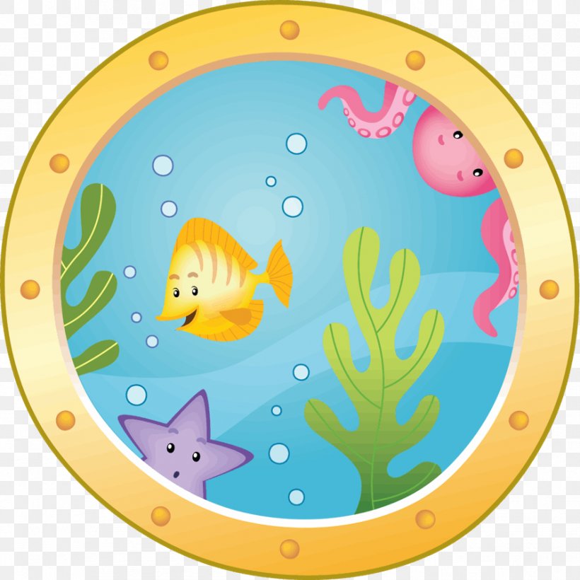 Seabed Child Swell Sticker, PNG, 892x892px, Sea, Animal, Area, Child, Clock Download Free