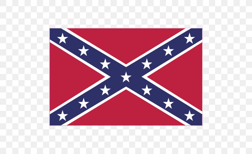 Flags Of The Confederate States Of America Southern United States Modern Display Of The Confederate Flag, PNG, 500x500px, Confederate States Of America, American Civil War, Area, Blue, Cobalt Blue Download Free