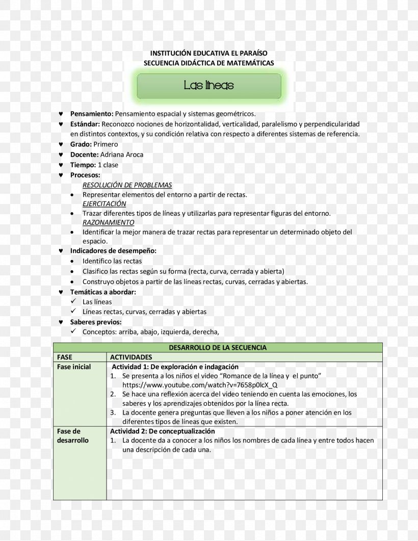 Line Curve Secuencia Didáctica Mathematics School, PNG, 1700x2200px, Curve, Area, Closed Timelike Curve, Diagram, Didactic Method Download Free