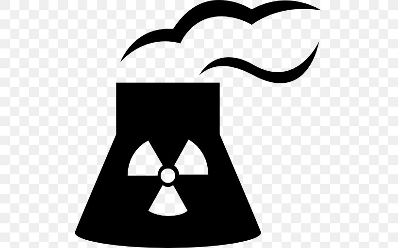 Nuclear Power Plant Symbol Power Station, PNG, 512x512px, Nuclear Power Plant, Artwork, Black, Black And White, Hydroelectricity Download Free