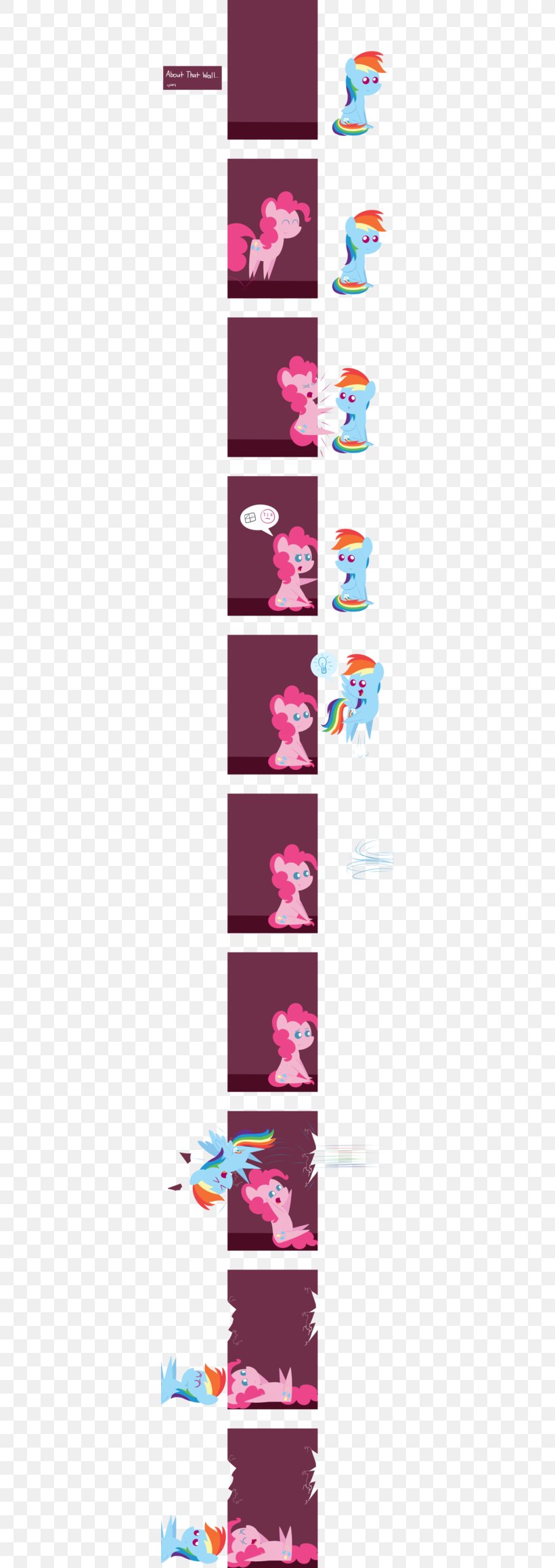 Pinkie Pie Rainbow Dash DeviantArt Fourth Wall Princess Luna, PNG, 344x2318px, Pinkie Pie, Art, Comics, Deviantart, Fourth Wall Download Free