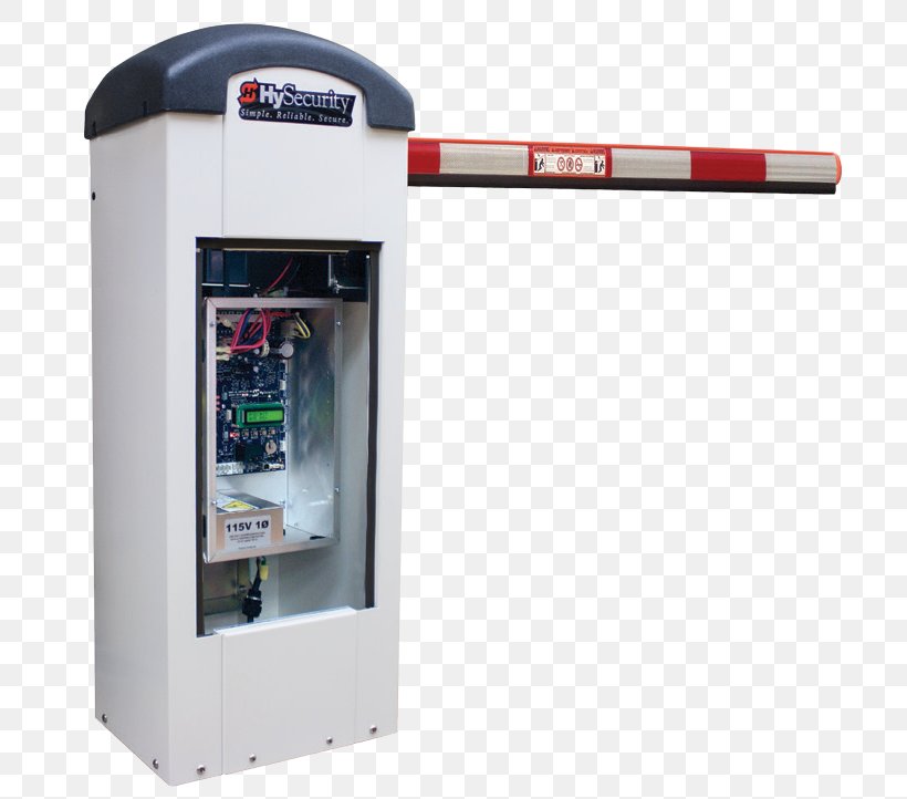 Electric Gates HySecurity Boom Barrier Door, PNG, 716x722px, Gate, Boom Barrier, Car Park, Distributed Control System, Door Download Free