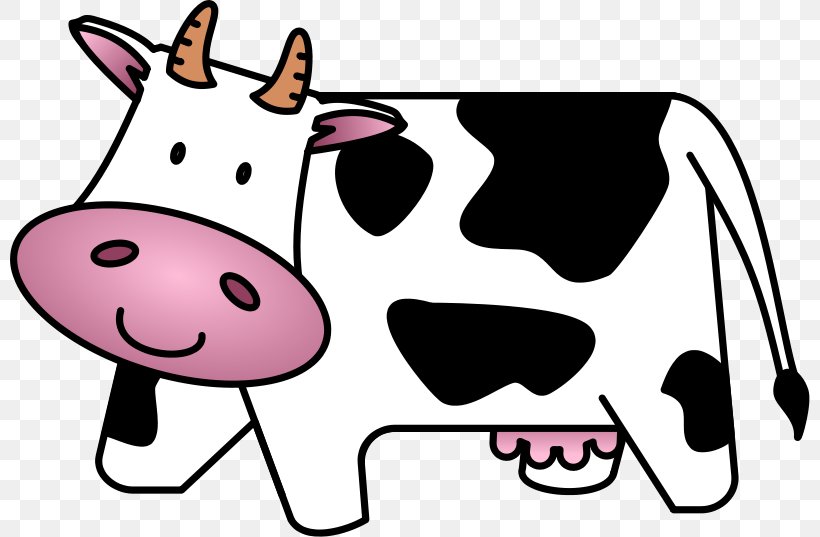 Holstein Friesian Cattle Beef Cattle Clip Art, PNG, 800x537px, Holstein Friesian Cattle, Artwork, Beef Cattle, Calf, Cartoon Download Free