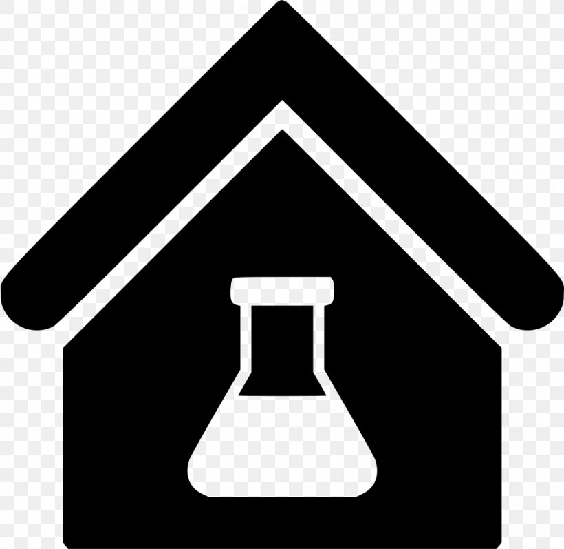 Laboratory Computer Icons Symbol Home, PNG, 981x954px, Laboratory, Black And White, Building, Home, House Download Free