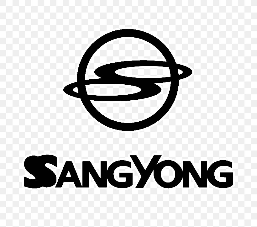 SsangYong Actyon SsangYong Motor SsangYong Korando SsangYong Rodius, PNG, 724x724px, Ssangyong, Area, Black And White, Brand, Car Download Free