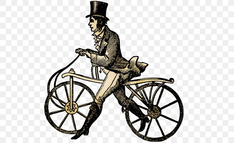 Dandy Horse History Of The Bicycle Penny-farthing Cycling, PNG, 520x500px, Dandy Horse, Balance Bicycle, Bicycle, Bicycle Accessory, Bicycle Drivetrain Part Download Free