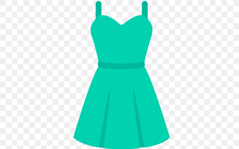 Emoji Emoticon Dress Clothing Clip Art, PNG, 512x512px, Emoji, Aqua, Clothing, Clothing Sizes, Cocktail Dress Download Free