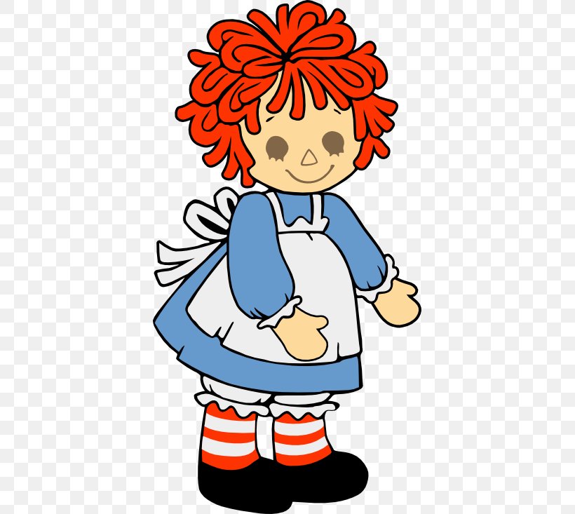 Raggedy Ann Clip Art Doll Image Free Content, PNG, 383x733px, Raggedy ...