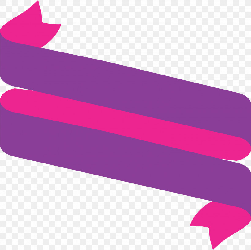 Ribbon Multiple Ribbon, PNG, 3000x2984px, Ribbon, Line, Logo, Magenta, Material Property Download Free