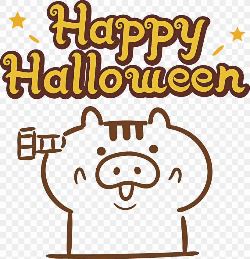 Happy Halloween, PNG, 2899x3000px, Happy Halloween, Behavior, Biology, Cartoon, Geometry Download Free