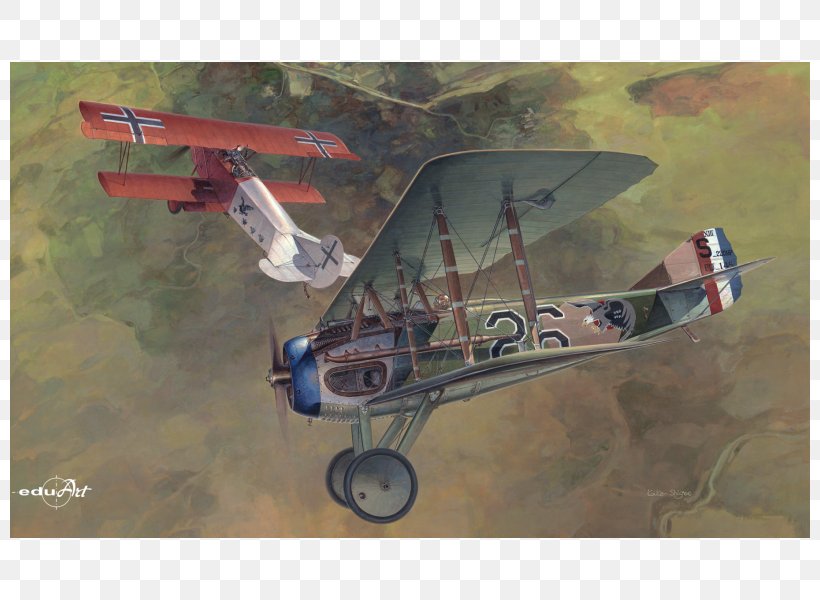 SPAD S.XIII Fokker D.VII Aircraft Eduard Airplane, PNG, 800x600px, Spad Sxiii, Aircraft, Airplane, Aviation, Aviation In World War I Download Free