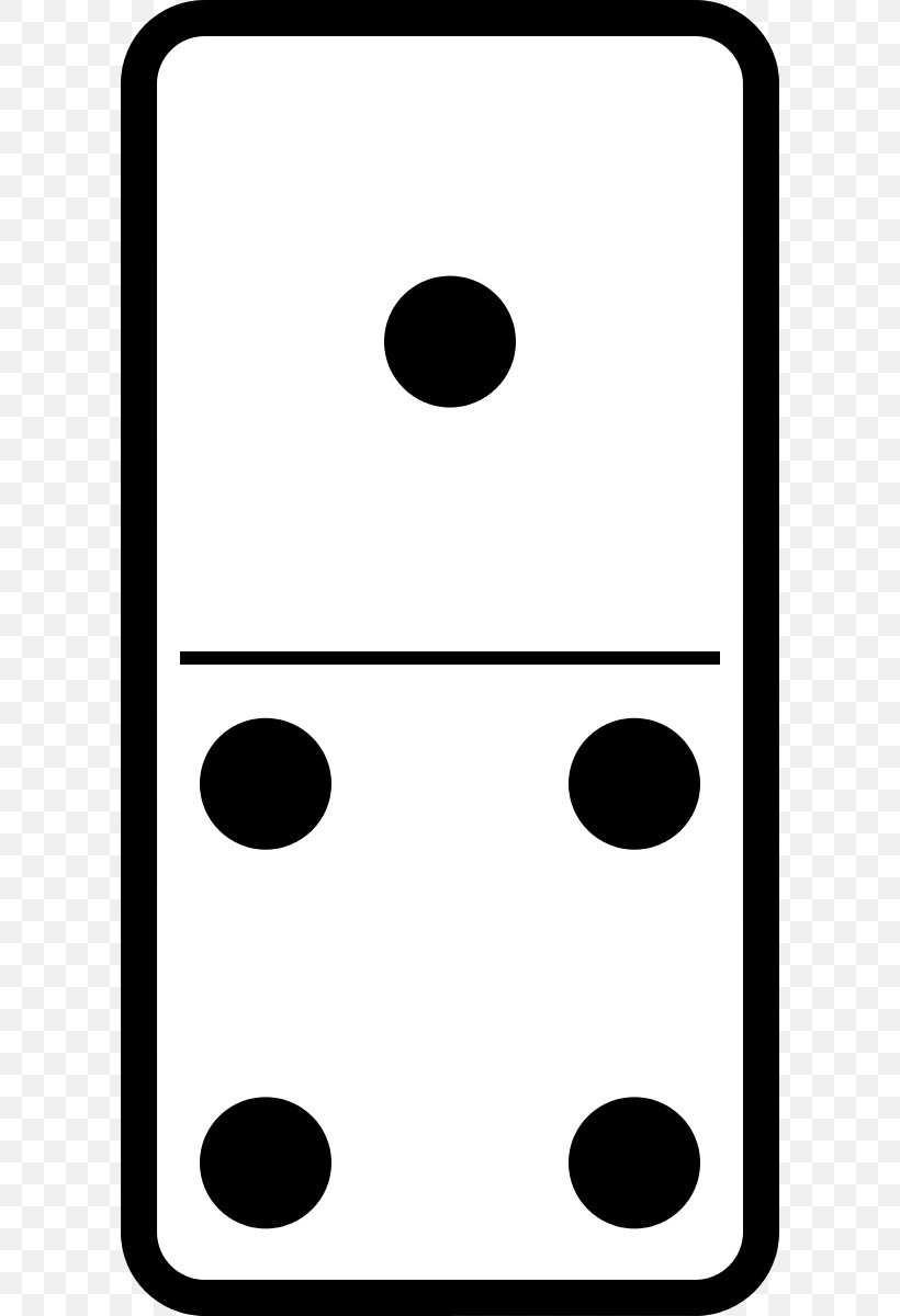 Dominoes Clip Art, PNG, 600x1200px, Dominoes, Area, Black, Black And White, Domino Download Free