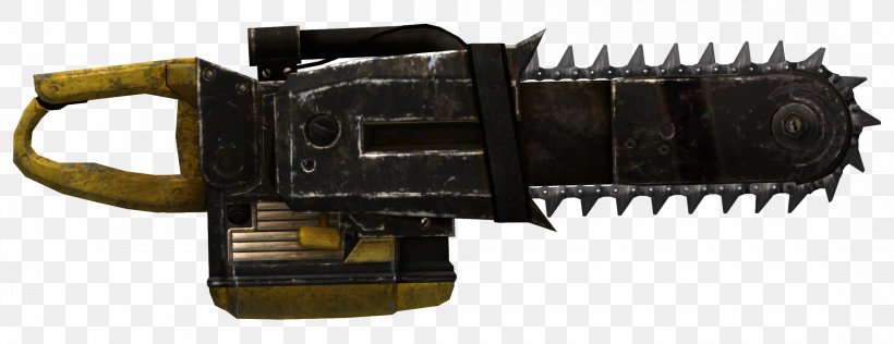 Fallout: New Vegas Chainsaw Weapon, PNG, 2200x850px, Fallout New Vegas, Auto Part, Axe, Blade, Chainsaw Download Free