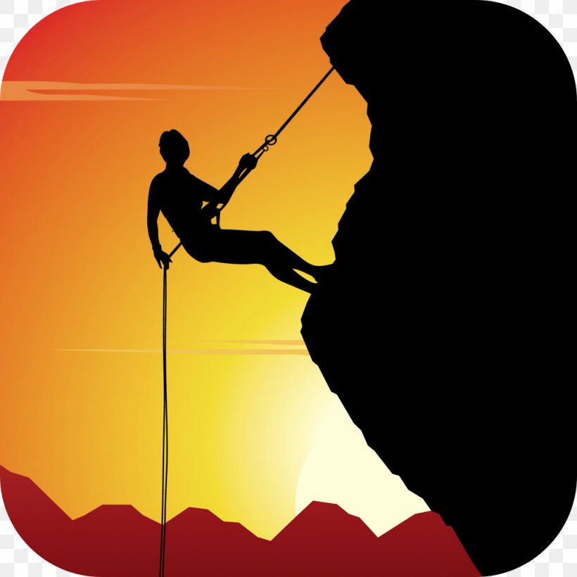 Silhouette Climbing Royalty-free Mountaineering, PNG, 1024x1024px, Silhouette, Climbing, Drawing, Free Climbing, Mountain Download Free