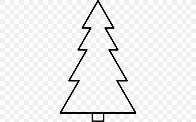 Christmas Tree Angle Pine, PNG, 512x512px, Christmas Tree, Area, Black And White, Christmas, Christmas Card Download Free