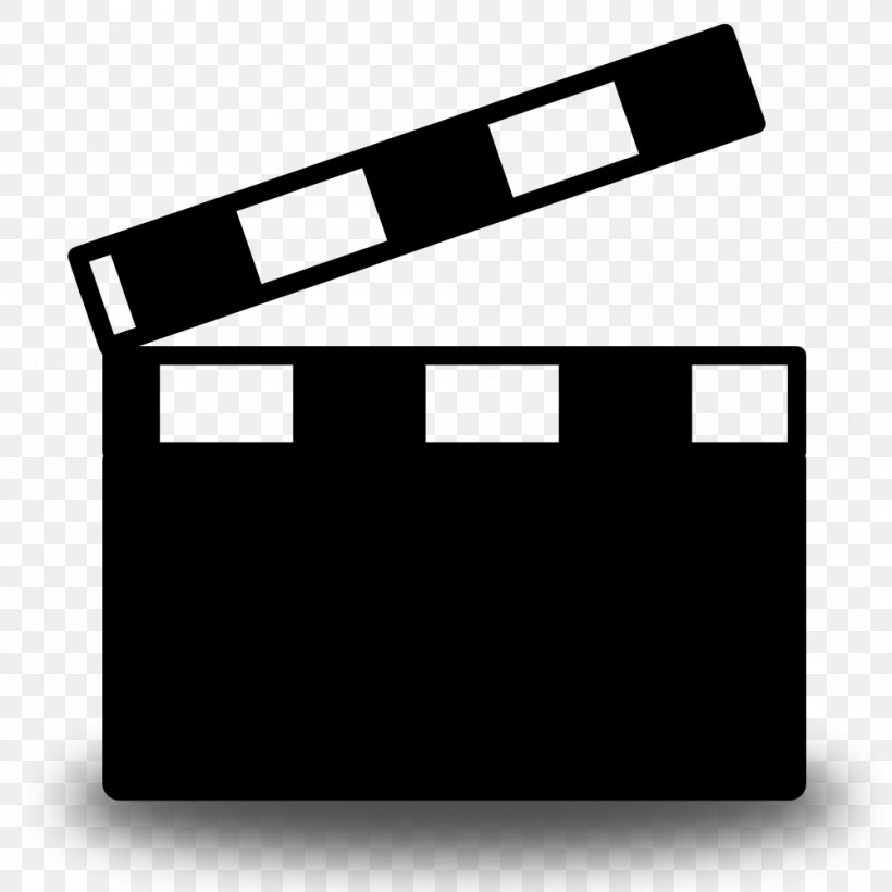 Clapperboard Film Clip Art, PNG, 1000x1000px, Clapperboard, Black, Black And White, Brand, Drawing Download Free