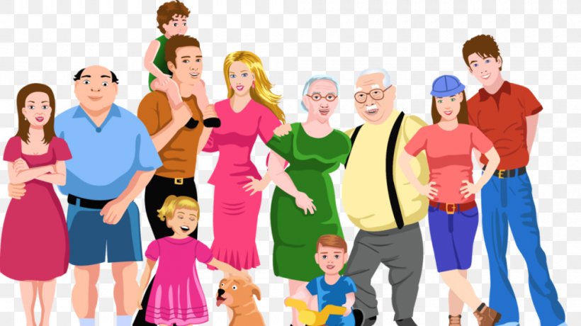 Group Of People Background, PNG, 1000x562px, Extended Family, Cartoon, Child, Community, Family Download Free