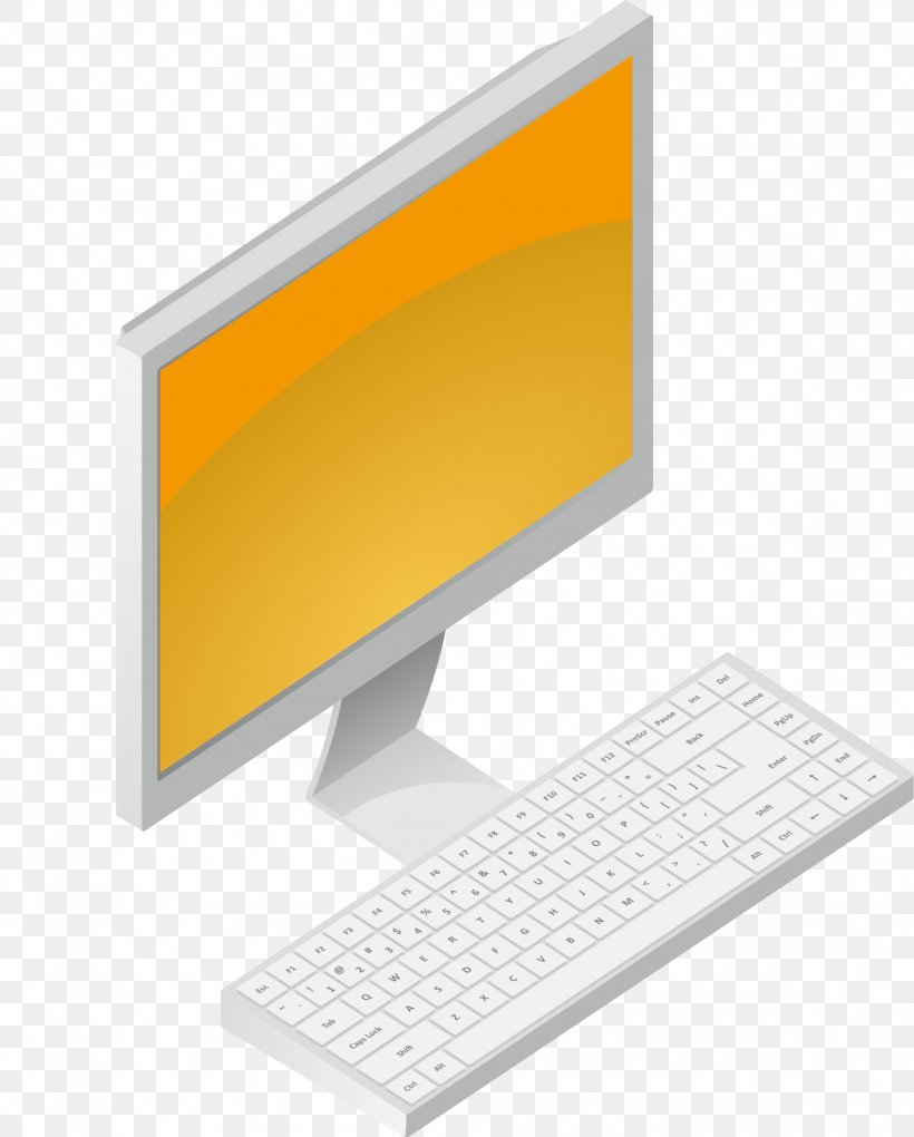Computer Monitor Download, PNG, 2323x2891px, Computer, Cartoon, Computer Monitor, Orange, Rectangle Download Free
