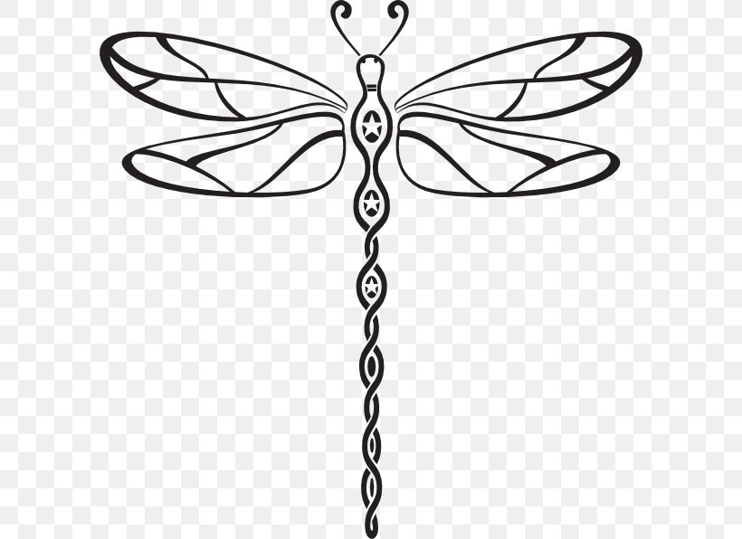 Dragonfly Free Content Stock Photography Clip Art, PNG, 600x596px, Dragonfly, Area, Artwork, Black And White, Butterfly Download Free